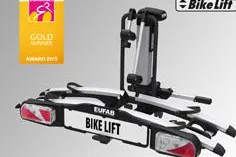 Bild: Elektrisch absenkbarer Fahrradträger EUFAB BikeLift® von EAL