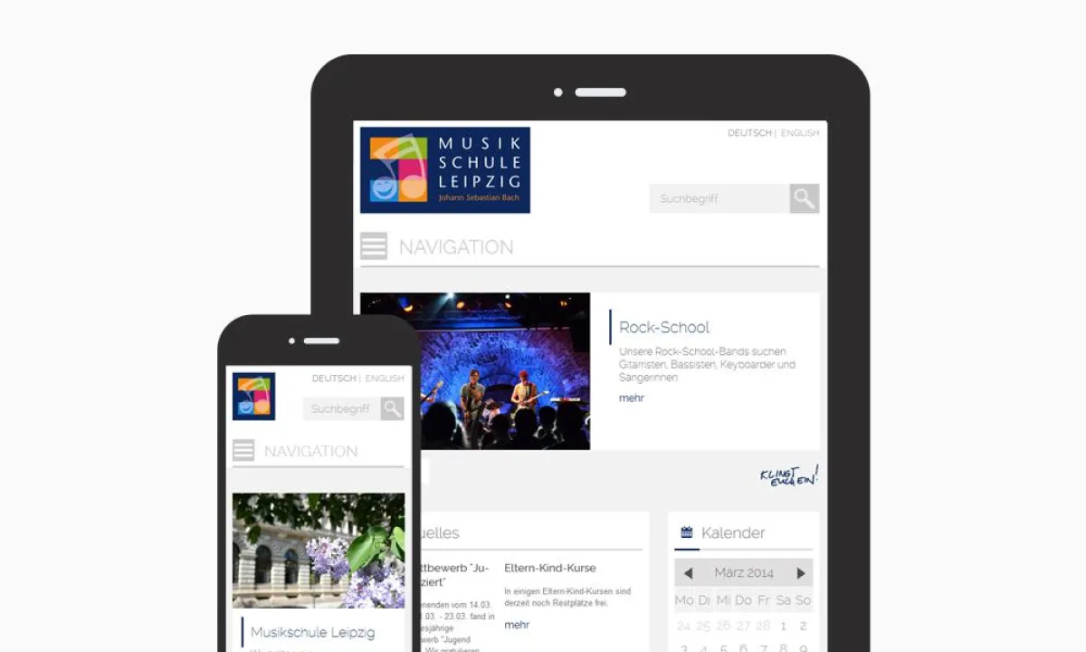 Website-Relaunch der Musikschule Leipzig