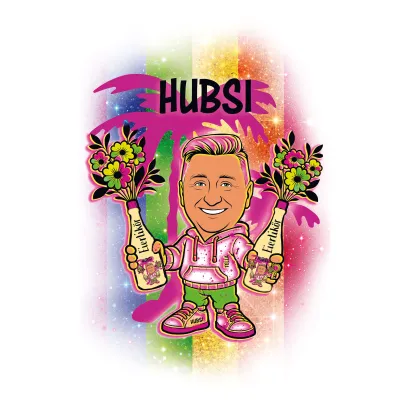 Bild: Neuer Eierlikör „HUBSI“ startet durch – Kooperation mit Realitystar Hubert „Hubsi“ Fella