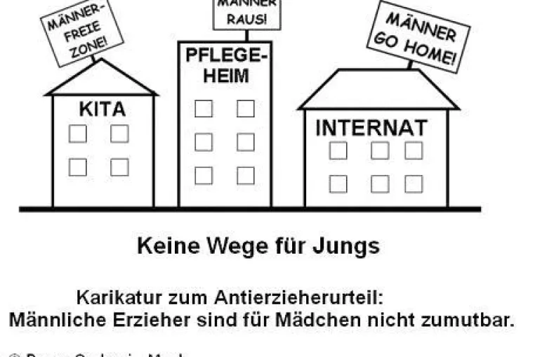 Bild: Richter sehen männliche Erzieher als nicht tragbar an