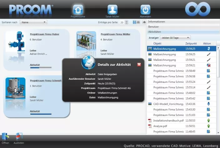 Bild: PROCAD auf der Messe CLOUDZONE