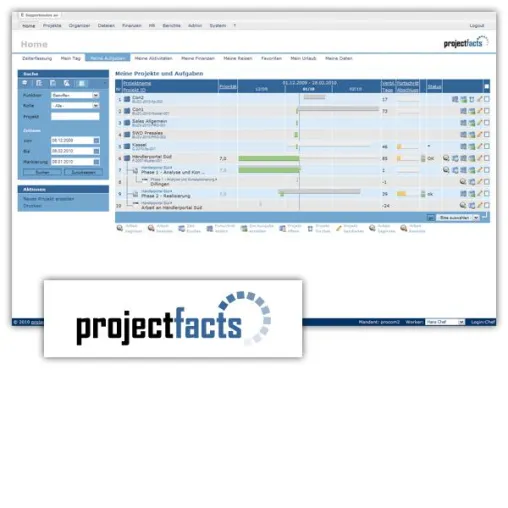 projectfacts – Alles in einem System Bild: projectfacts – Alles in einem System