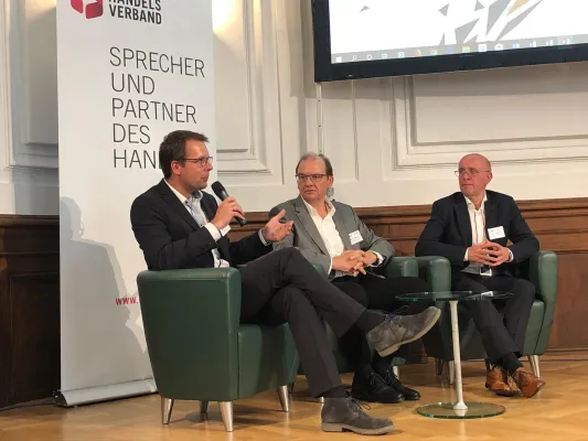 Bild: AutoStore-Projekt von H. Gautzsch Großhandel auf dem eCommerce Logistik-Day in Wien