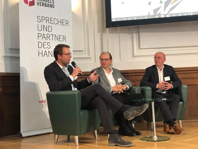 Bild: AutoStore-Projekt von H. Gautzsch Großhandel auf dem eCommerce Logistik-Day in Wien
