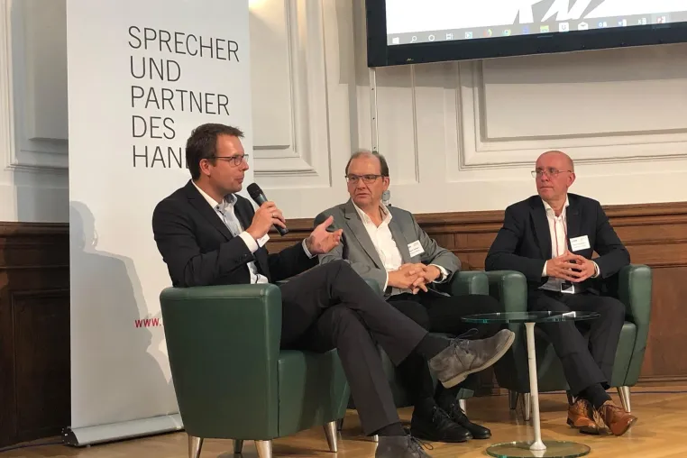 Bild: AutoStore-Projekt von H. Gautzsch Großhandel auf dem eCommerce Logistik-Day in Wien