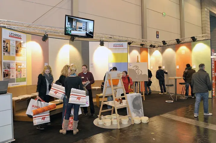 Bild: LESANDO auf der DEUBAU 2012 in Essen