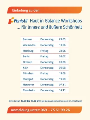 Bild: Haut in Balance – Workshops für innere und äußere Schönheit
