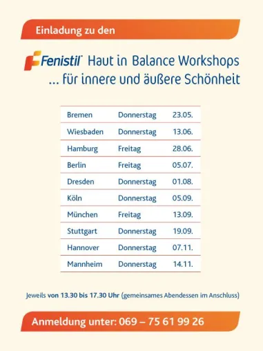 Bild: Haut in Balance – Workshops für innere und äußere Schönheit