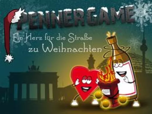 Bild: Ein Herz für die Straße: Pennergame-Betreiber Farbflut spendet 2009 einen fünfstelligen Betrag für Obdachlose