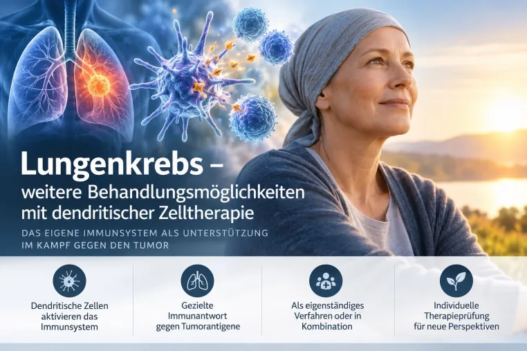 Bild: Lungenkrebs: Warum die dendritische Zelltherapie als zusätzliche Behandlungsmöglichkeit geprüft werden kann