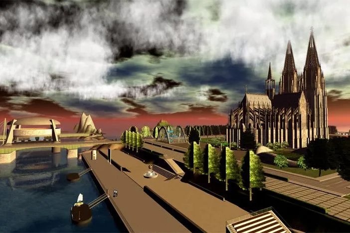 Germany in 3D – Deutschsprachiger Kontinent in Second Life Bild: Germany in 3D – Deutschsprachiger Kontinent in Second Life