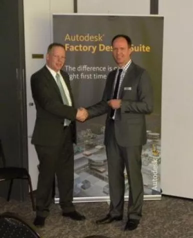 Bild: Autodesk gratuliert CIDEON zum „Autodesk Factory Specialized“ Status