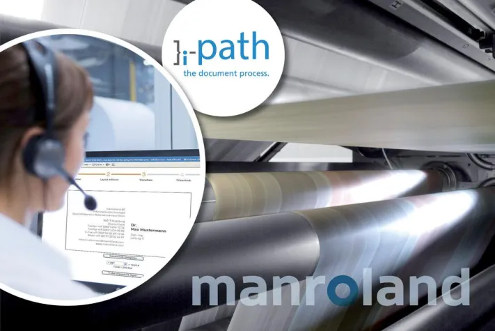 Bild: manroland AG baut auf i-path zum Bestellen von Printdokumenten