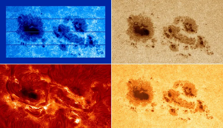 Bild: Seltene hochauflösende Aufnahmen von starken Sonneneruptionen