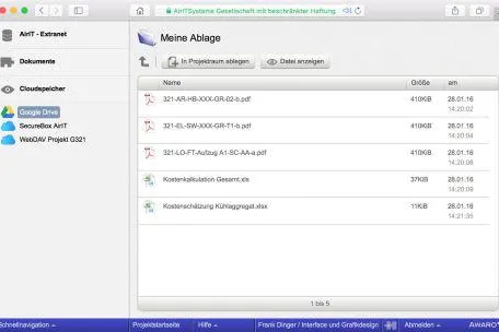 AWARO bindet Google Drive ein Bild: AWARO bindet Google Drive ein