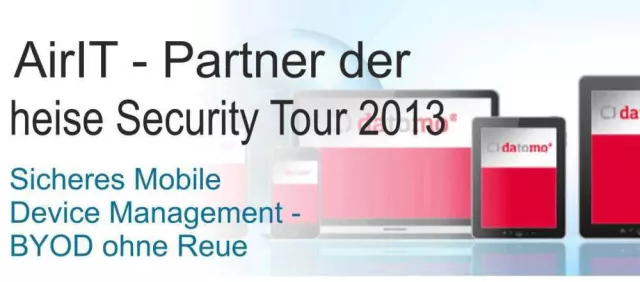 Bild: AirITSystems - Partner der heise Security Tour zum Thema MDM