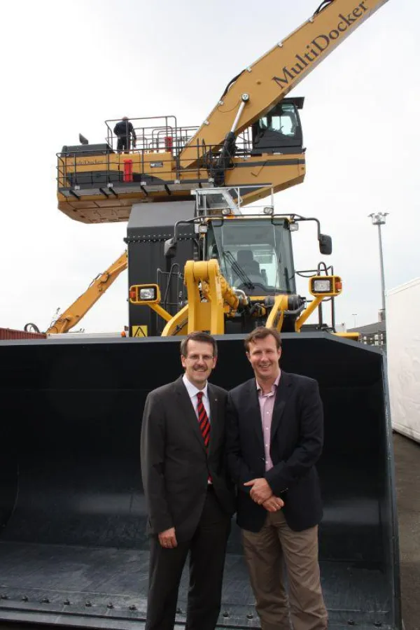 v.l.n.r. Frank Schnabel und Hans Helmut Schramm