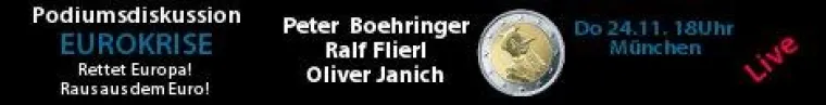 Bild: Rettet Europa! Raus aus dem EURO! Wir sprechen Klartext. Partei der Vernunft