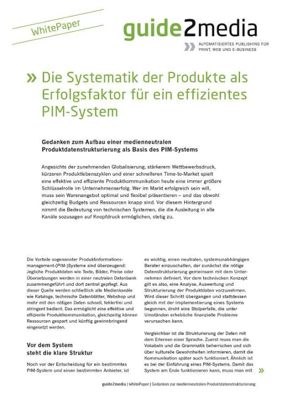 Experte Stefan Joachim erläutert den Aufbau einer medienneutralen Produktstruktur