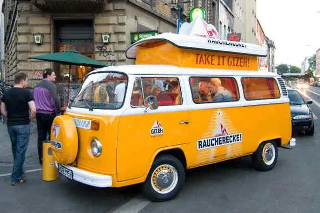 Bild: Sommer 2008 - Gizeh-Raucherecke tourt durch NRW