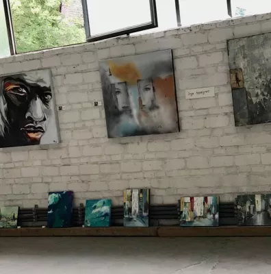 Halbzeit in der ART-fabrik mit internationalen Künstlern Bild: Halbzeit in der ART-fabrik mit internationalen Künstlern