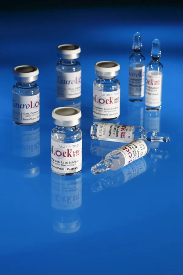 TauroLock-HEP500 Durchtechflasche zur individuellen Entnahme