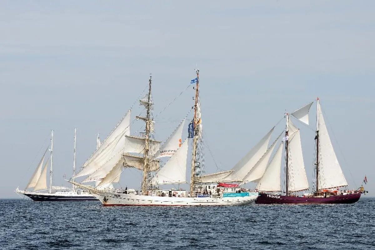 230 Traditionsschiffe haben sich zur 20. Hanse Sail angemeldet. Foto: Archiv Hanse Sail Rostock
