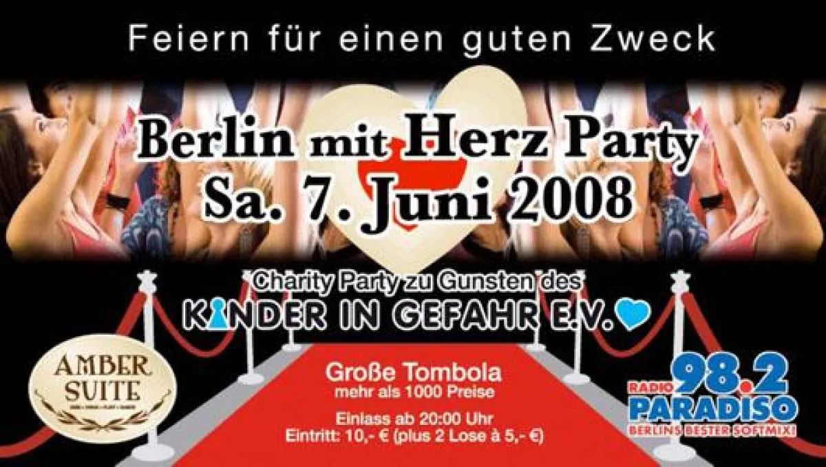 Dieses Display wirbt für die karitative