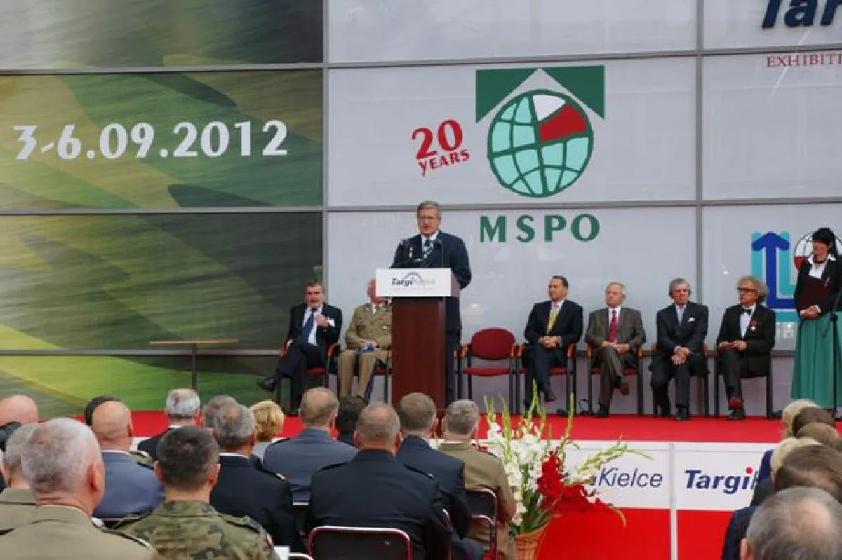 Die 21. MSPO steht erneut unter der Schirmherrschaft des polnischen Staatspräsidenten Komorowski.