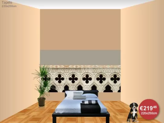 Die geheimnisvolle Verbindung von Tapete und venezianischer Steinmetzkunst Bild: Die geheimnisvolle Verbindung von Tapete und venezianischer Steinmetzkunst