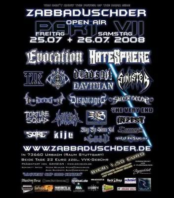 Bild: Hackisan.de präsentiert das Festival Zabbaduschder