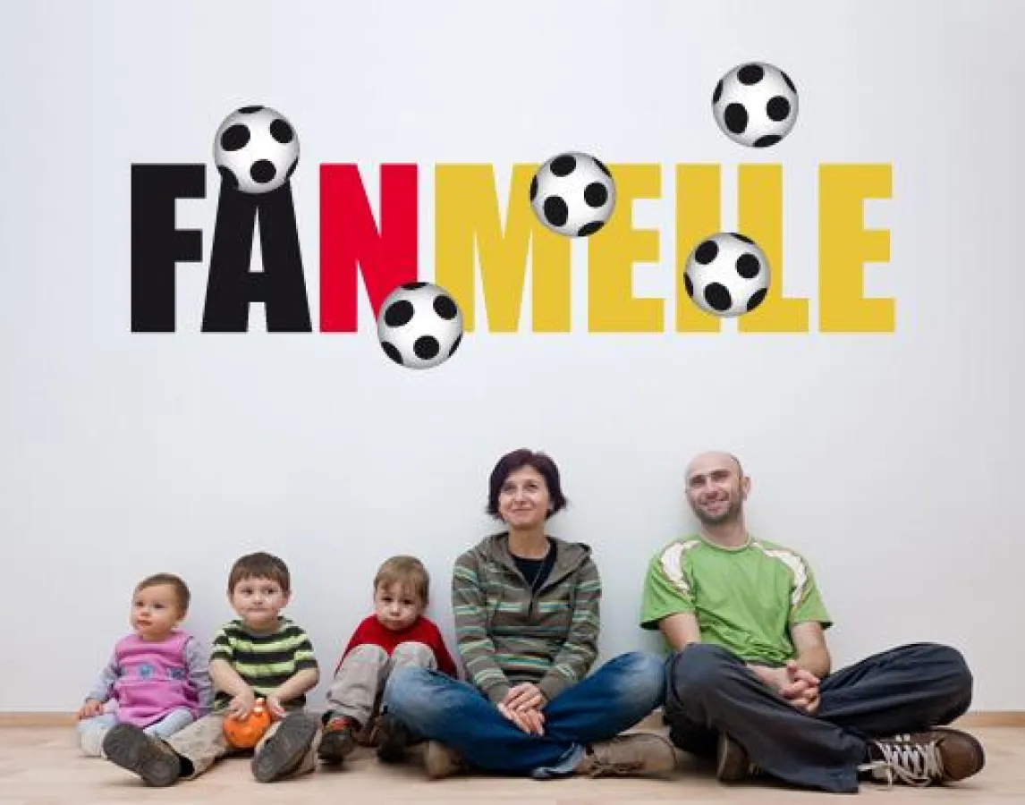 Wandsticker zur Fußball-Weltmeisterschaft 2010