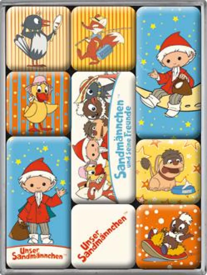 Nostalgic-Art Sandmännchen Magnet-Set 9-teilig