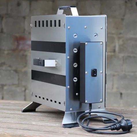 Bild: Elektrischer Schaschlikgrill für Balkon und Terrasse