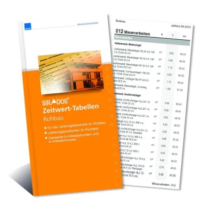 Bild: Arbeitszeit-Tabellen im Jackentaschenformat von sirAdos (eine Marke der WEKA MEDIA GmbH & Co. KG)