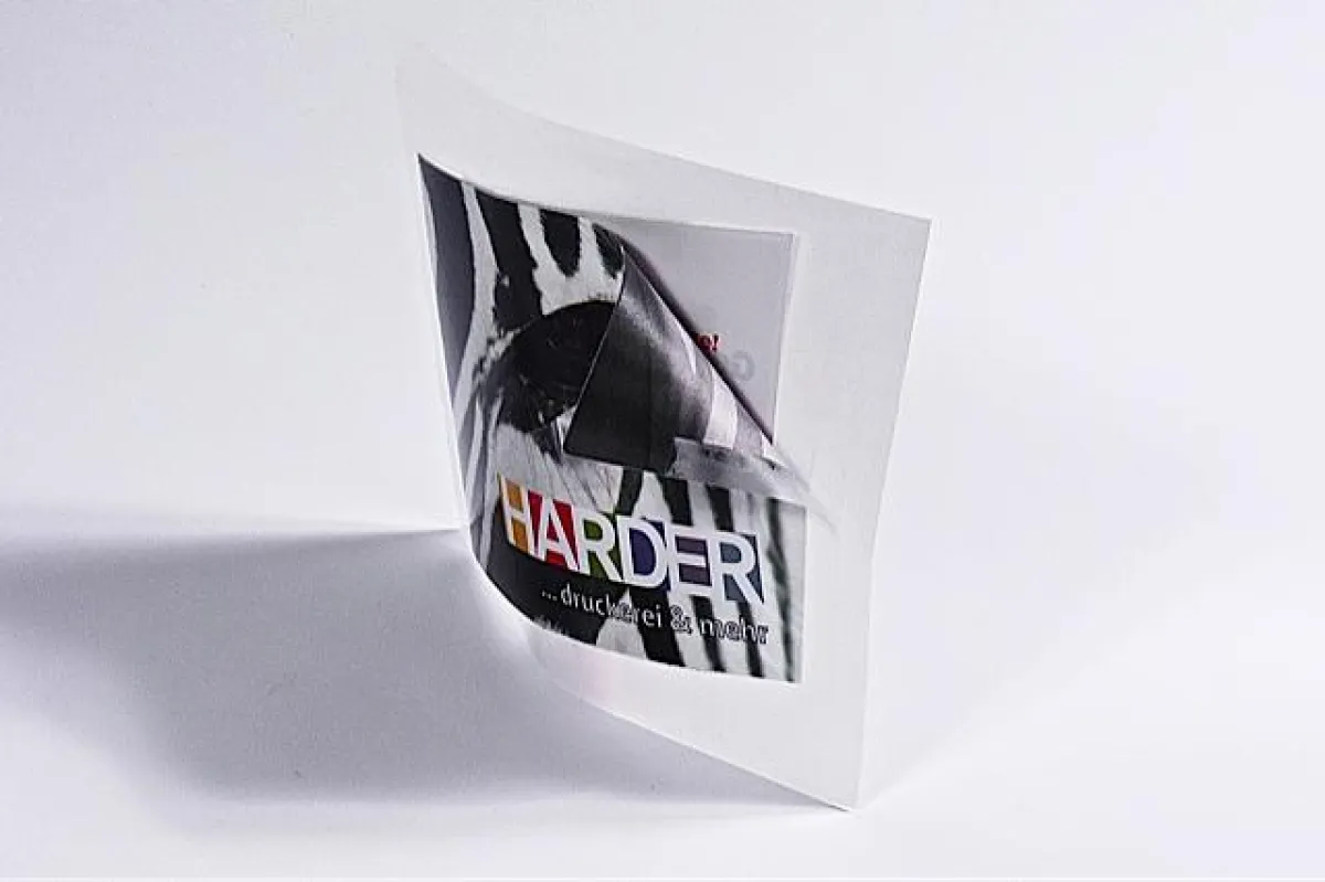 Booklet-Etiketten tragen dem Bedürfnis der Verpackungsindustrie nach viel Platz Rechnung.