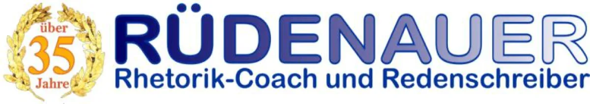 Rüdenauer - seit über 35 Jahren Rhetorik-Coach und Redenschreiber