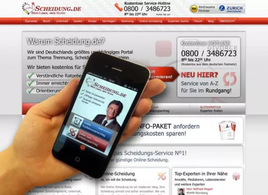 Bild: Das Beste zum Fest: Sich selber Freiheit schenken mit der Scheidungs-App von Scheidung.de