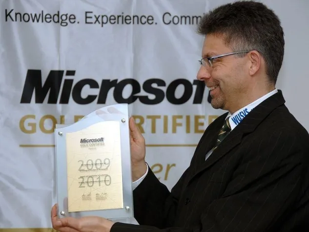 Bild: wusys ist Microsoft Gold Certified Partner