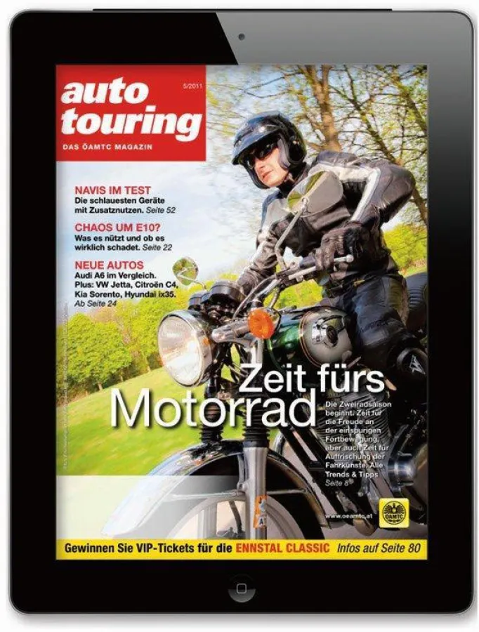 Mit der auto touring App steht dem neuen Lesevergnügen nichts mehr im Weg.