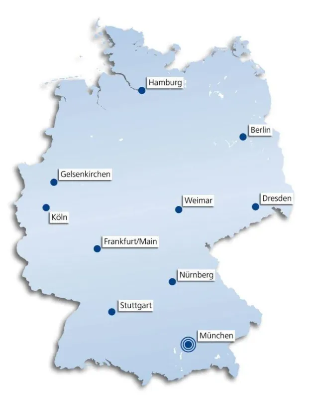 Müller-BBM an zehn Standorten in Deutschland