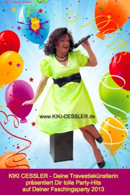Fasching & Karneval gibt es auch in Berlin & Brandenburg. Ein Geheimtipp ist KIKI CESSLER - Travestieshows Bild: Fasching & Karneval gibt es auch in Berlin & Brandenburg. Ein Geheimtipp ist KIKI CESSLER - Travestieshows