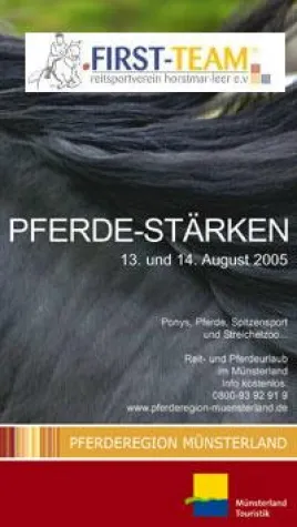 Bild: Pferde-Stärken 2005 - Der FIRST-TEAM Reitsportverein Horstmar-Leer e.V. ist am 14. August 2005 wieder dabei