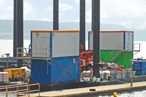 Raumsysteme und Zubehör von HKL unterstützen Aufklärungsarbeiten im Concordia-See bei Nachterstedt Bild: Raumsysteme und Zubehör von HKL unterstützen Aufklärungsarbeiten im Concordia-See bei Nachterstedt
