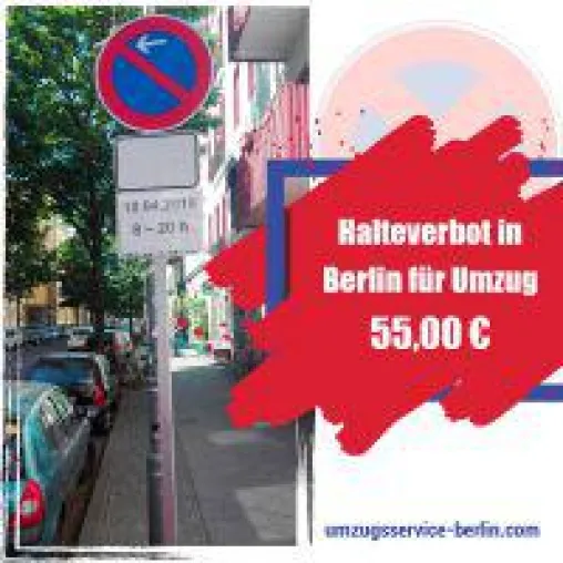 Bild: Halteverbot für den Umzug einrichten in Berlin - Halteverbotszone in Berlin ab 55 EUR