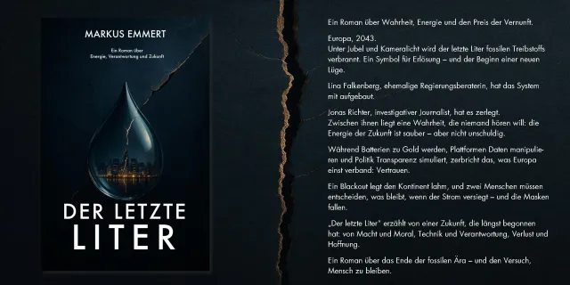 Bild: „Der letzte Liter“ – Ein Roman über das Ende des Verbrenners und den Anfang einer neuen Zeit