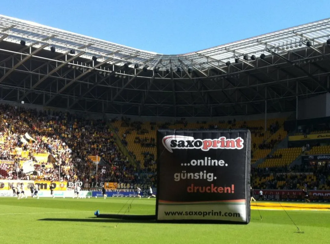 Saxoprint ist Spieltagpartner bei Dynamo Dresden