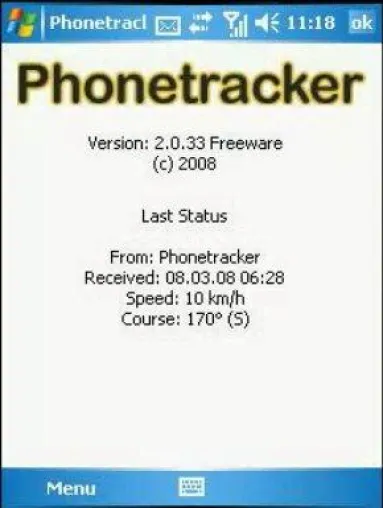 Kostenlose Ortungszentrale von PHONETRACKER Bild: Kostenlose Ortungszentrale von PHONETRACKER