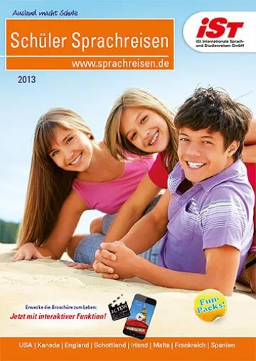 Bild: Erwecke die Broschüre zum Leben – Schülersprachreisen 2013