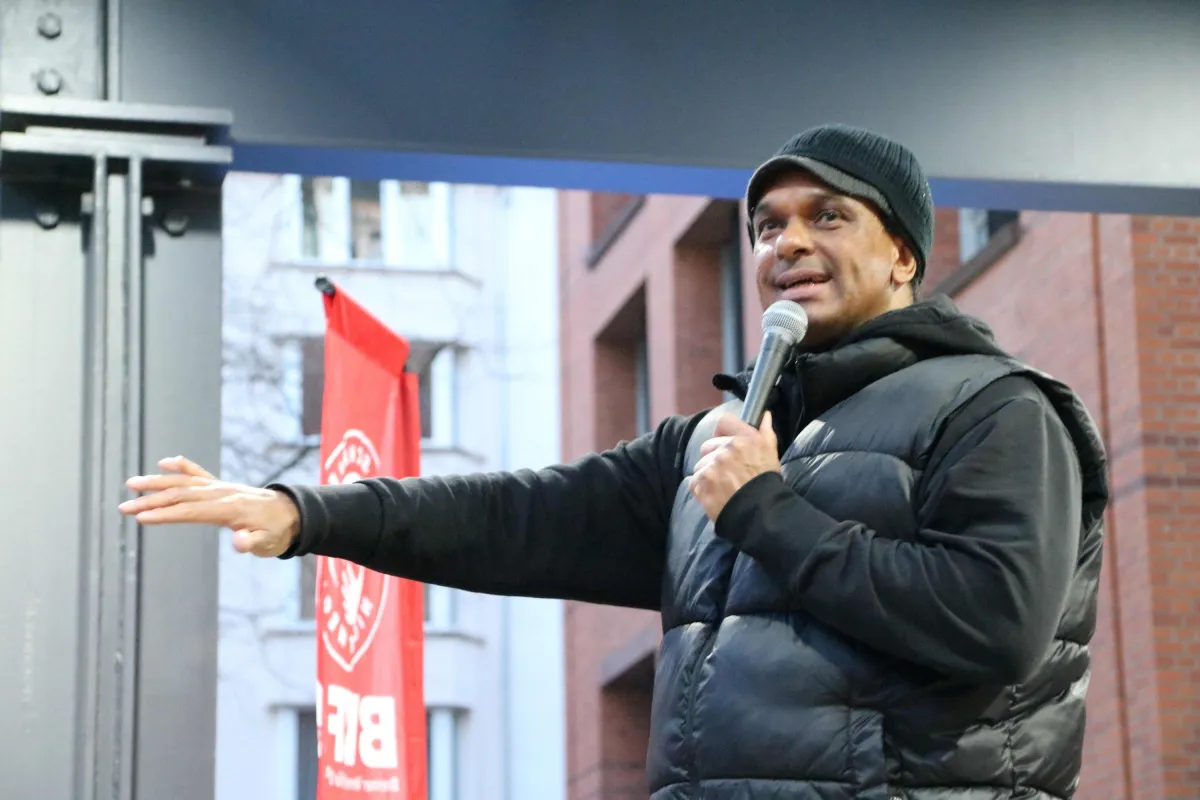 Projektinitiator und Bundesverdienstkreuzträger Martin Rietsch unterwegs im Marathon der Nächstenlie